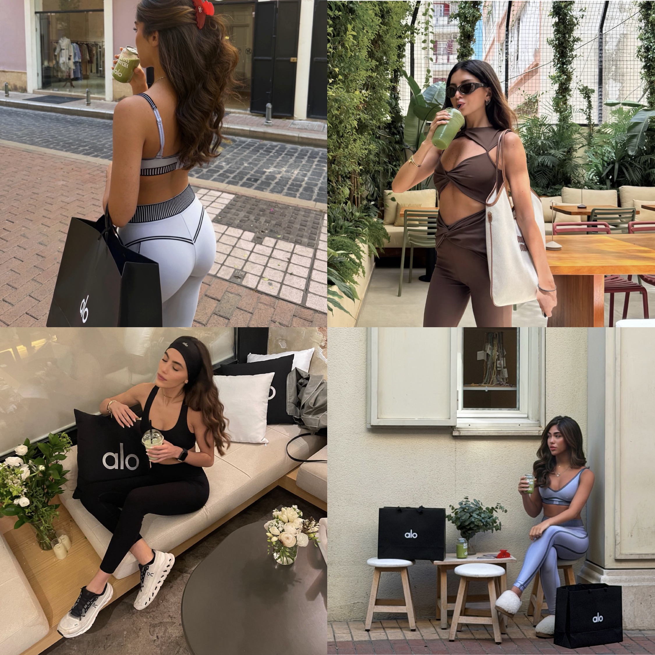 no clue who these ladies are, but like u get the alo pilates matcha vibe 